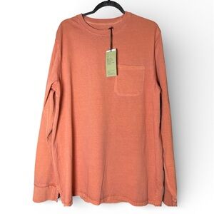 Goodfellow & Co Men's Rust Long Sleeve Tee